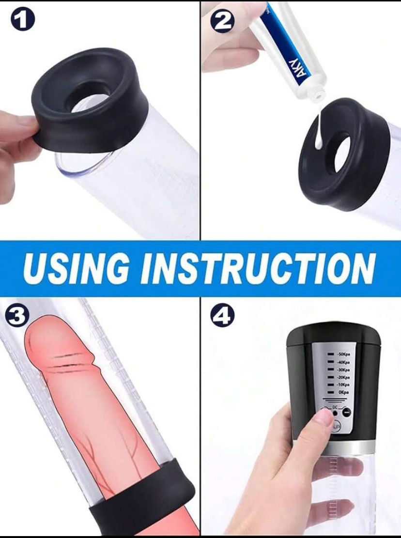 Thumbnail: 1pc Penis Exercise Toy Male Masturbator, Men's Sex Toys Penis Pump Male Adult To