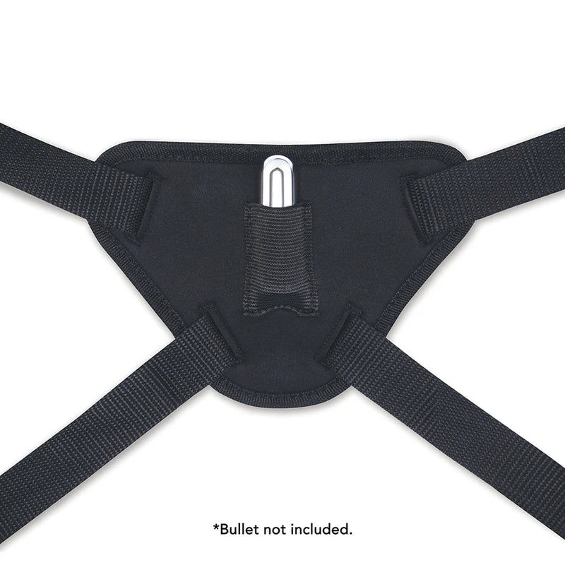 Thumbnail: B VIBE EVERYBODY STRAP ON HARNESS SET WITH SILICONE DILDO PEG 6IN
