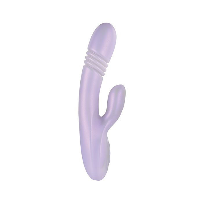 Thumbnail: Playboy Pleasure Bumping Bunny Rabbit Vibrator - Opal