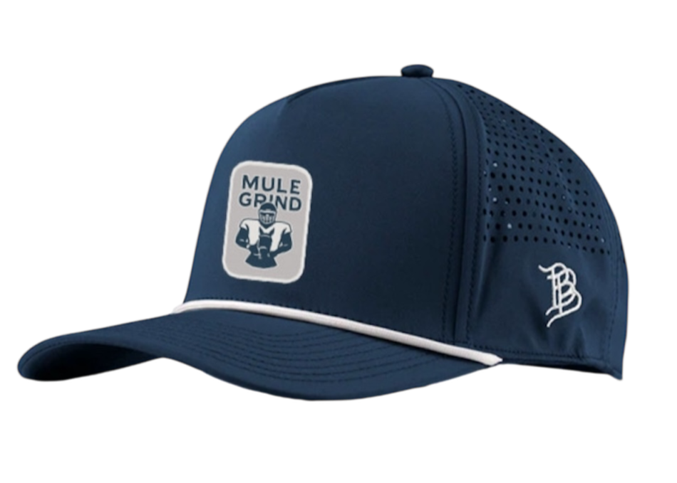 Mule Mind Curved 5 Panel Rope Hat with Patch