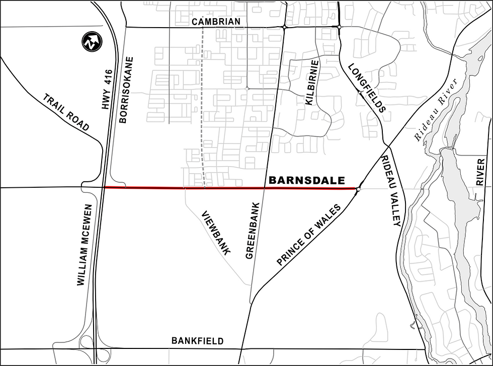 Barnsdale Road Environmental Assessment Study | Tuesday, June 23 until Friday, July 10, 2026