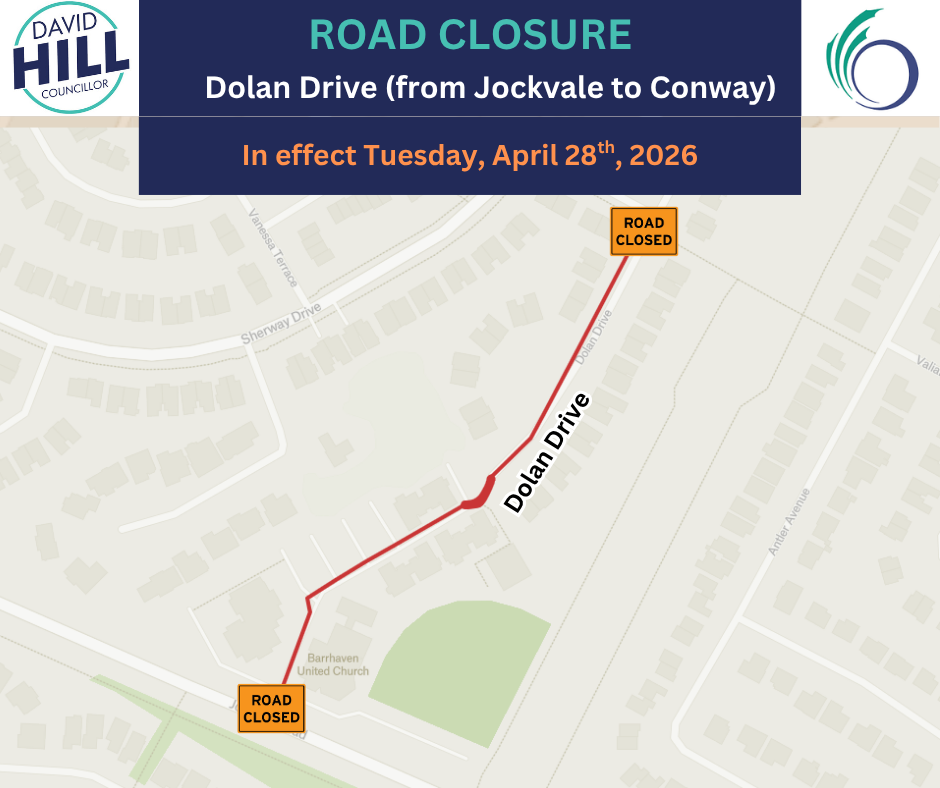 Road Closure and Planned Power Outage | Dolan Drive April 28th