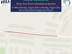 Road Closure | River Run from Celestial to Burbot | August 24th to August 31st