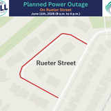 Planned Power Outage on Rueter Street | June 11th, 2026