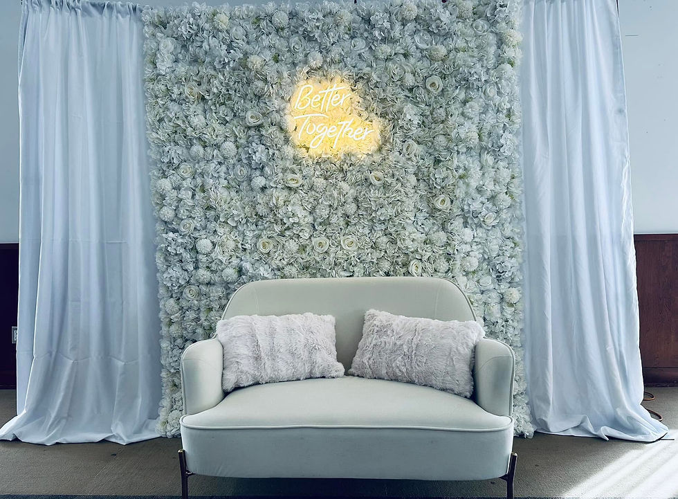 Thumbnail: Flower Wall (all white or mix w/ pink)