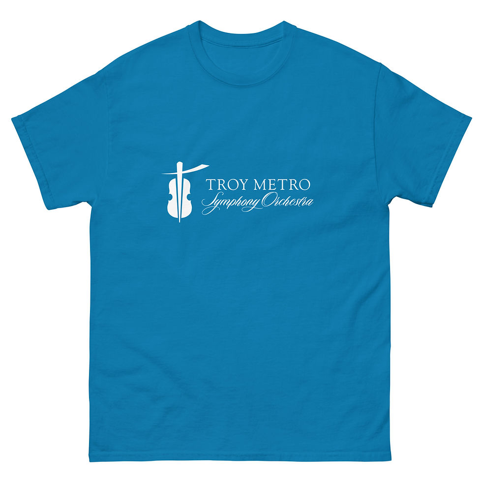 Thumbnail: Unisex classic tee (dark colors with large white logo)