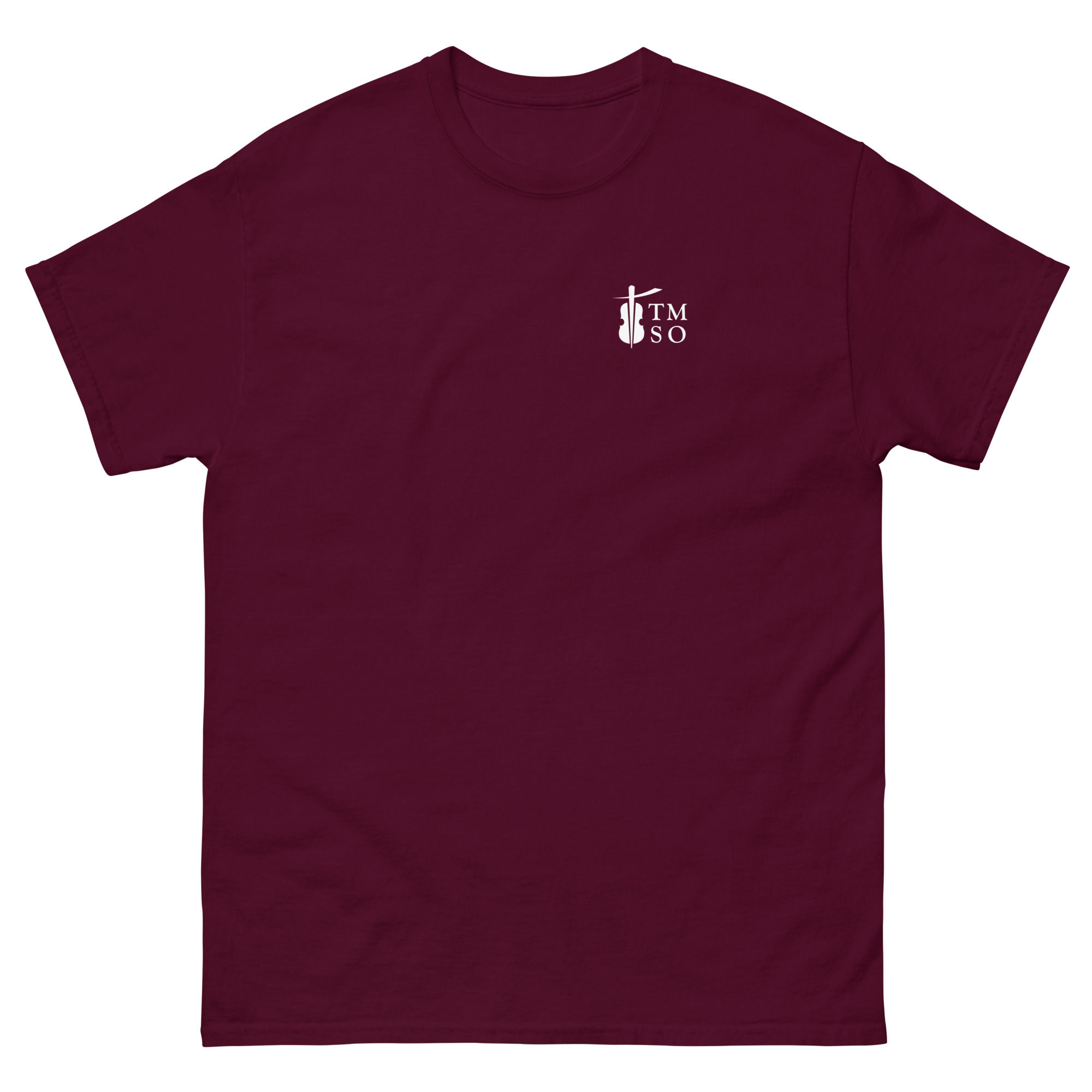 Unisex classic tee (dark colors with small square logo)