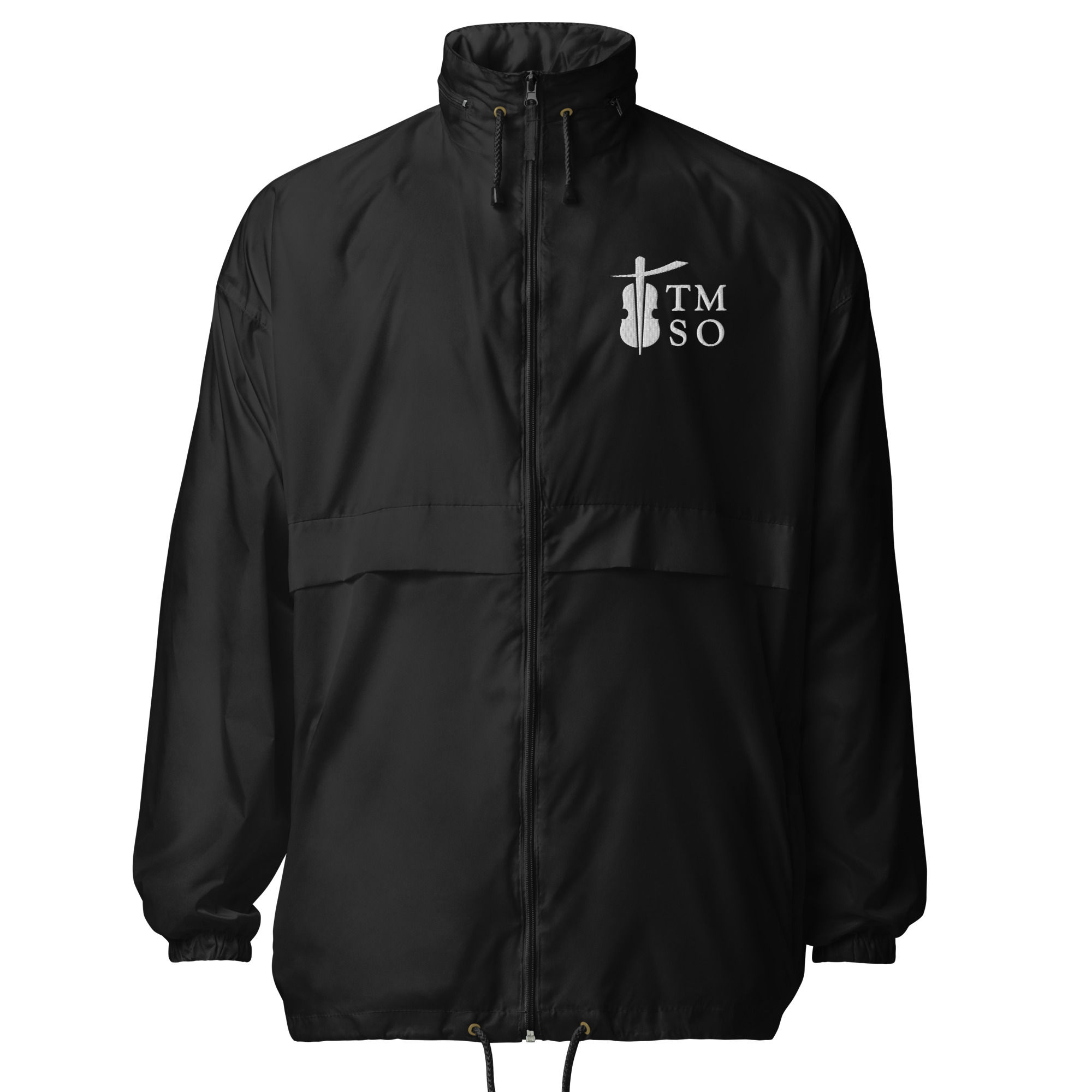 Unisex windbreaker (dark colors with small white embroidered logo)
