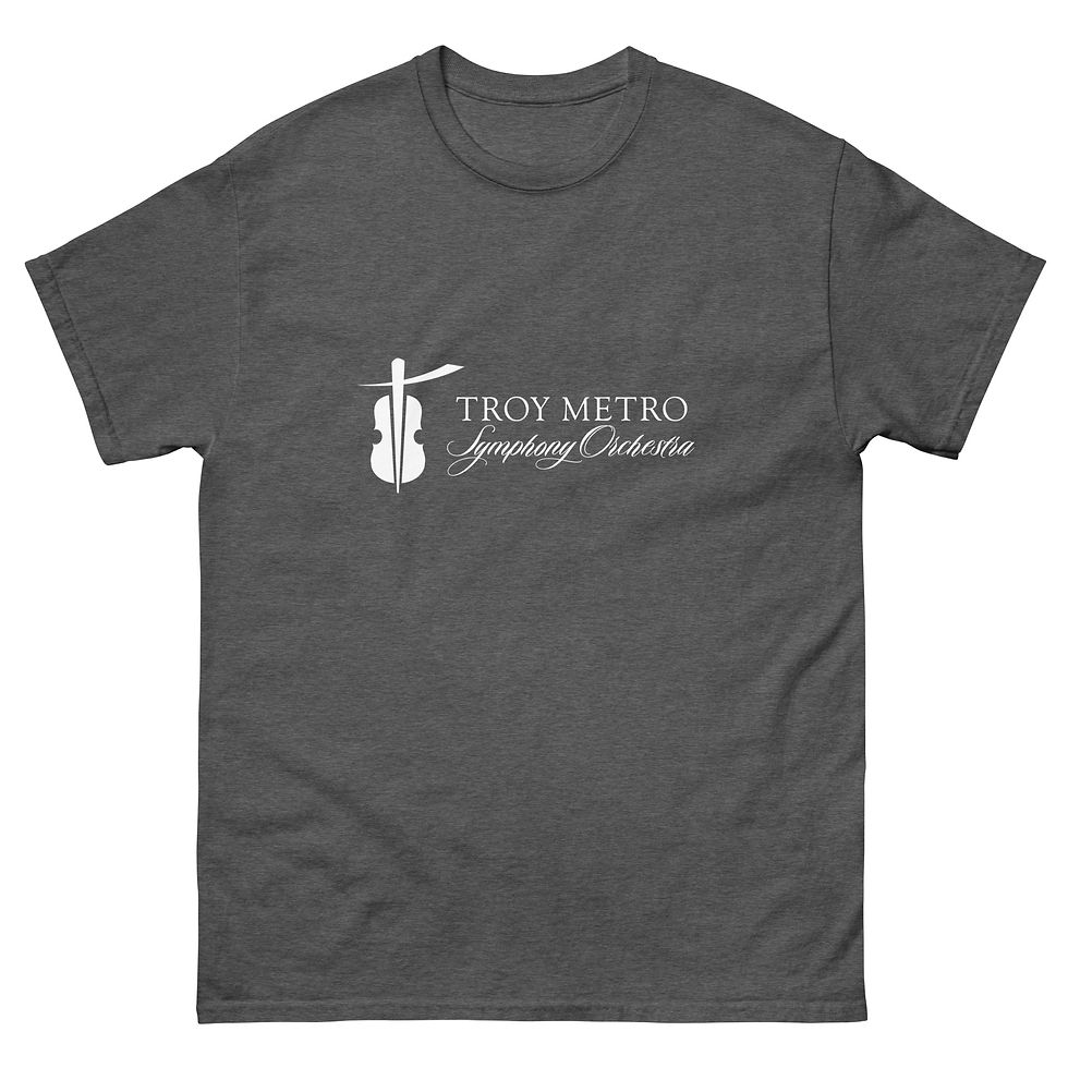 Thumbnail: Unisex classic tee (dark colors with large white logo)