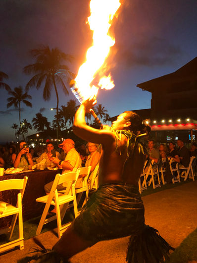 Maui -  Luau and Fire eating -Flourish Beyond - Women Traveling Together and creating genuine connections