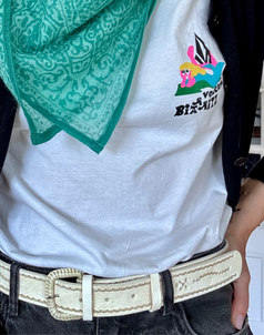 ceinture de Gaucho argentin et bandana en cachemire
