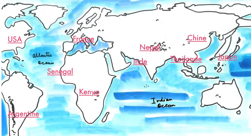 Le carte du monde par Filipe Jardim