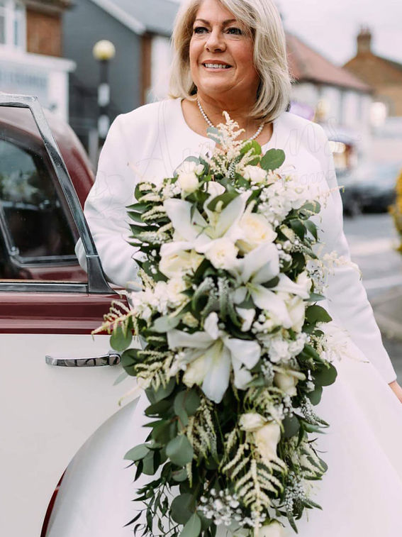 "I was amazed by my beautiful bouquet ,just perfect."