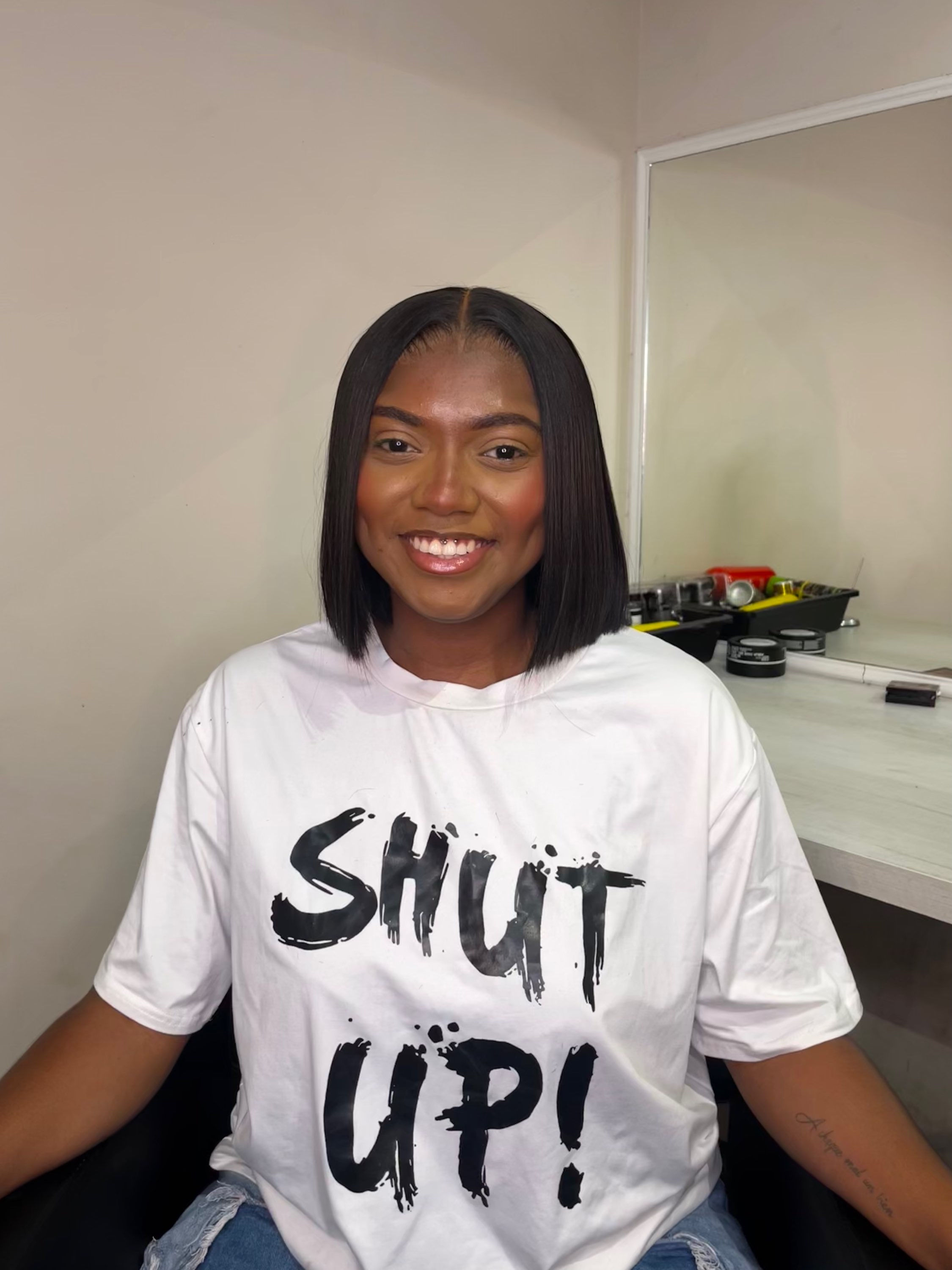 Perruque bob lace frontal 13X4- Lisse 