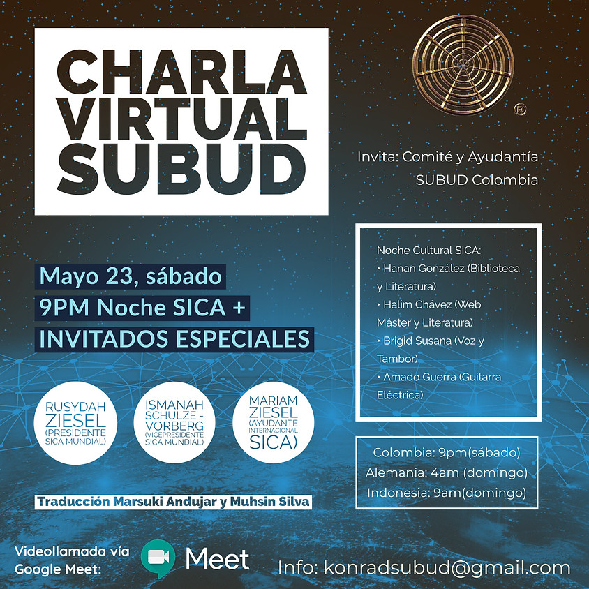 SICA Cultural Night and Virtual SUBUD Meeting