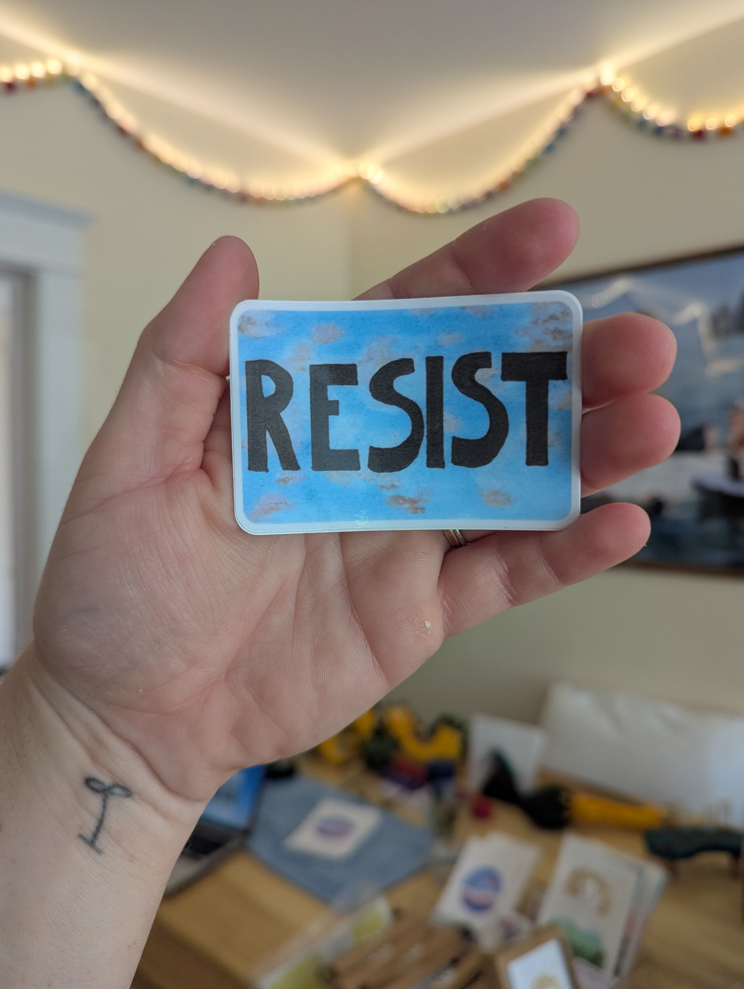 'RESIST' Sticker