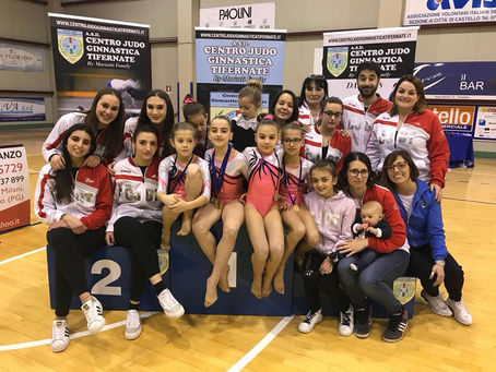 GINNASTICA ARTISTICA: PIOGGIA DI MEDAGLIE NELLA PRIMA PROVA INDIVIDUALE SILVER LA3-LB3!!