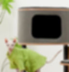 Starbz Steel Pipe Cat Tree, Natural Sisal Scratching Mats, Sturdy and Secure.