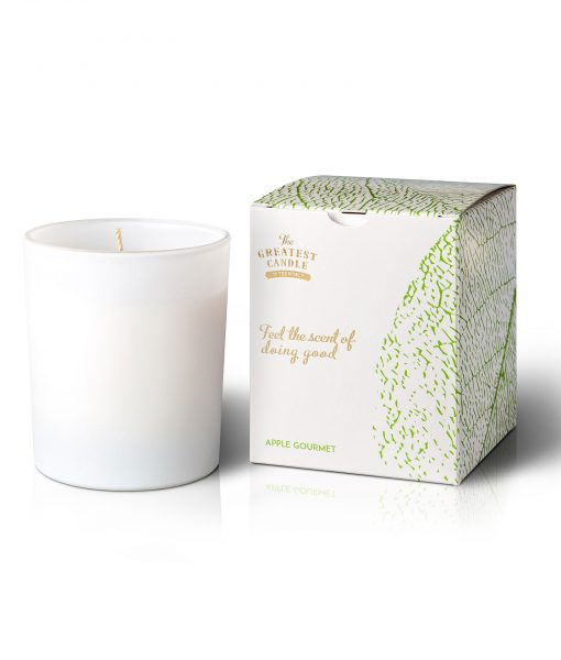 Miniatura: Vela Vidro Mate Branco 170g
