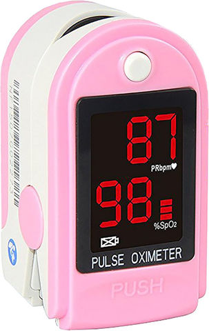 Pulse Oximeter (Pink) O2 reader