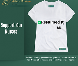 ReNursed It RN (white)