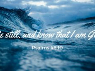 Lent Day 34 - Be Still