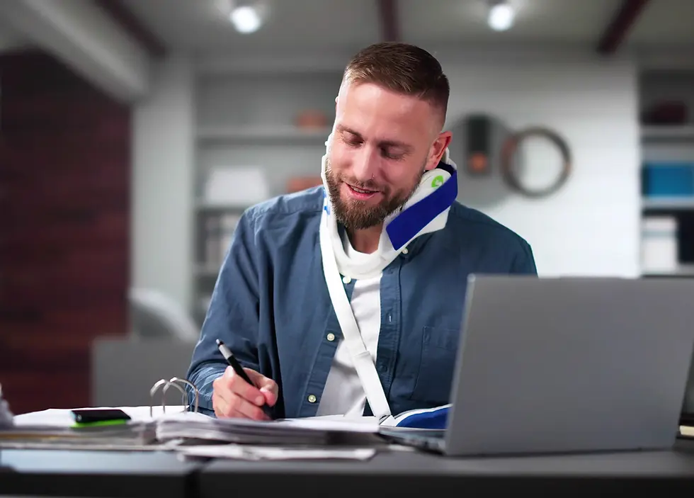 Injured worker meeting with Las Vegas workers' compensation attorney about PPD claim