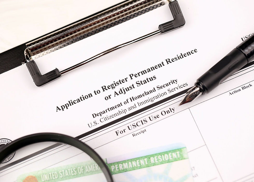 Application to Register Permanent Residence or Adjustment Status form