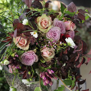 秋のクラッチブーケ