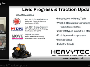 HeavyTech Hosts Live Update Webinar on LinkedIn: Progress, Traction, and What’s Ahead