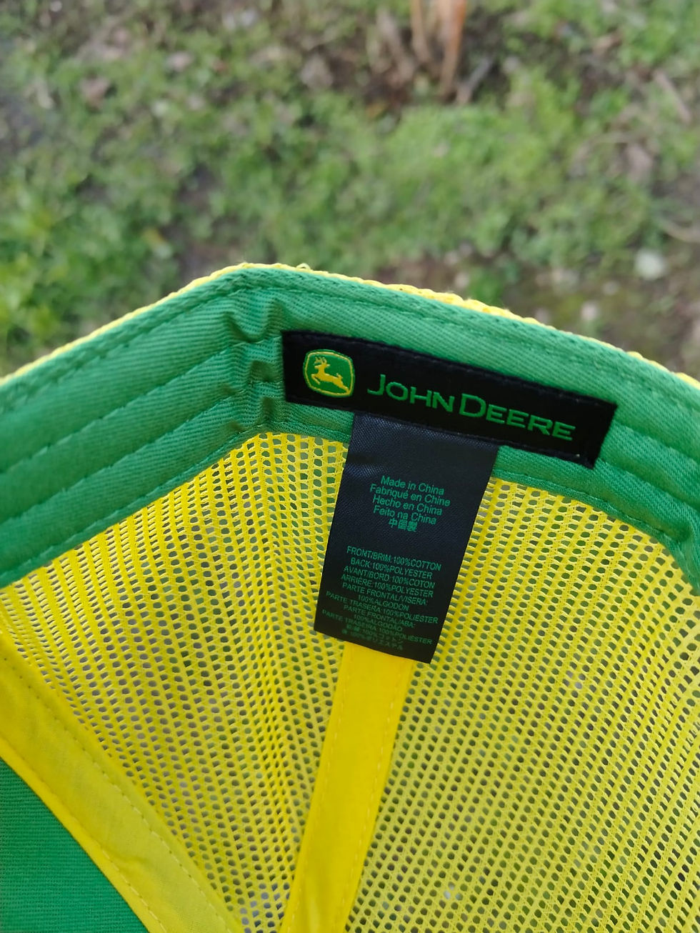 Miniatura: Jockey John Deere Verde Malla Amarilla V2