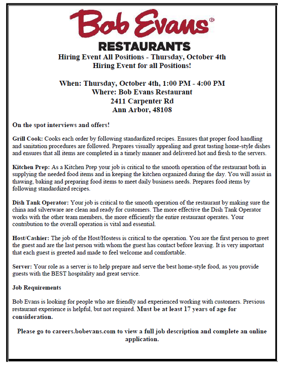 Part Time Jobs: Oct. 2018