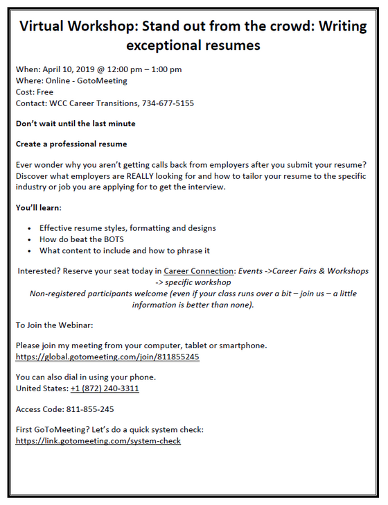 Graduating in May or Need a Summer Job? Resources Inside!