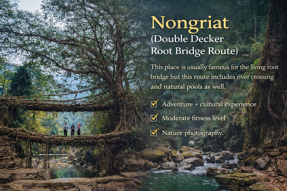 River Trekking in Meghalaya