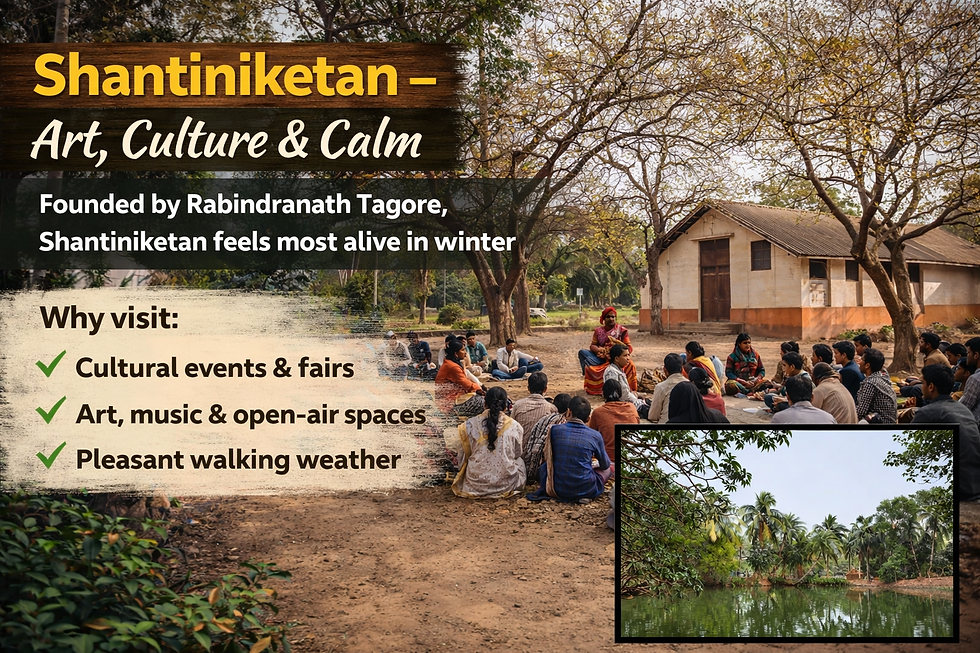 Places to Visit in Winter in West Bengal