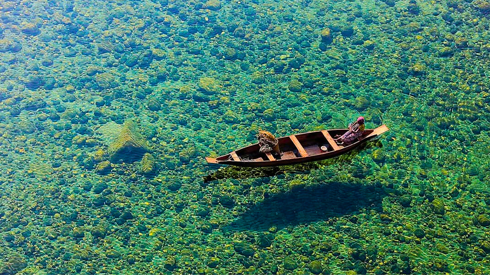 River Trekking in Meghalaya