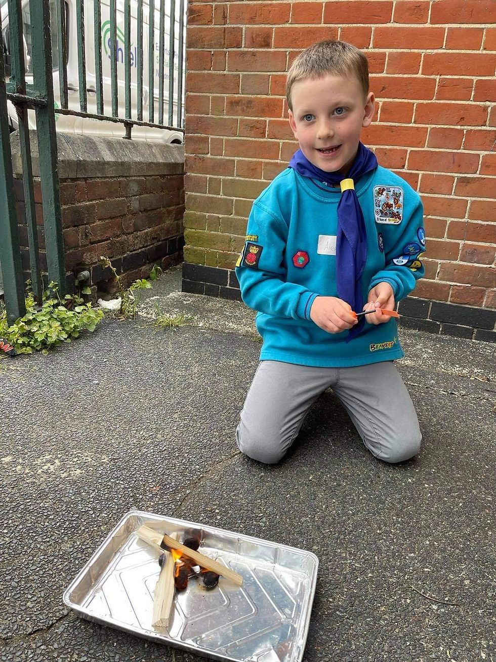 Beavers: Fire making 30:04:2021