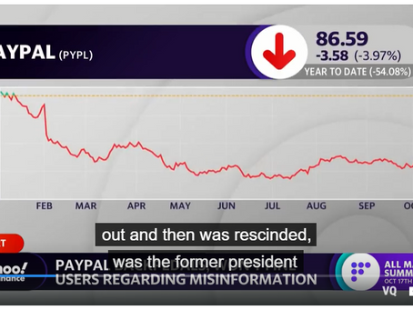 PayPal tells users it will fine them $2,500 for misinformation, then backtracks immediately