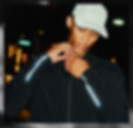 Reflective jacket and hat on man