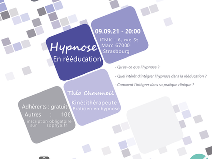 REPLAY CONFÉRENCE : Hypnose et Kinésithérapie