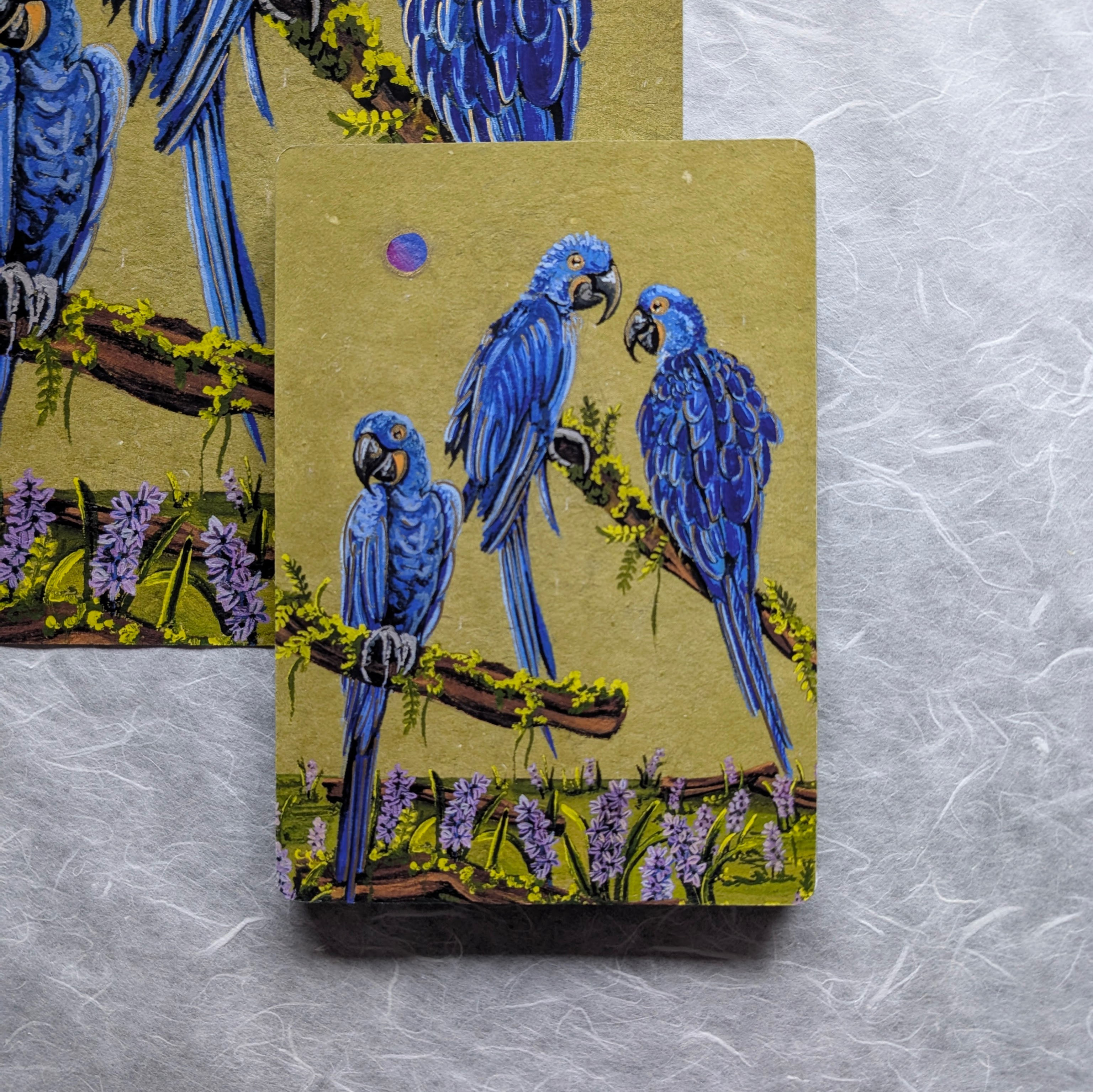 Week 17 - Cawing over Hyacinths - Print