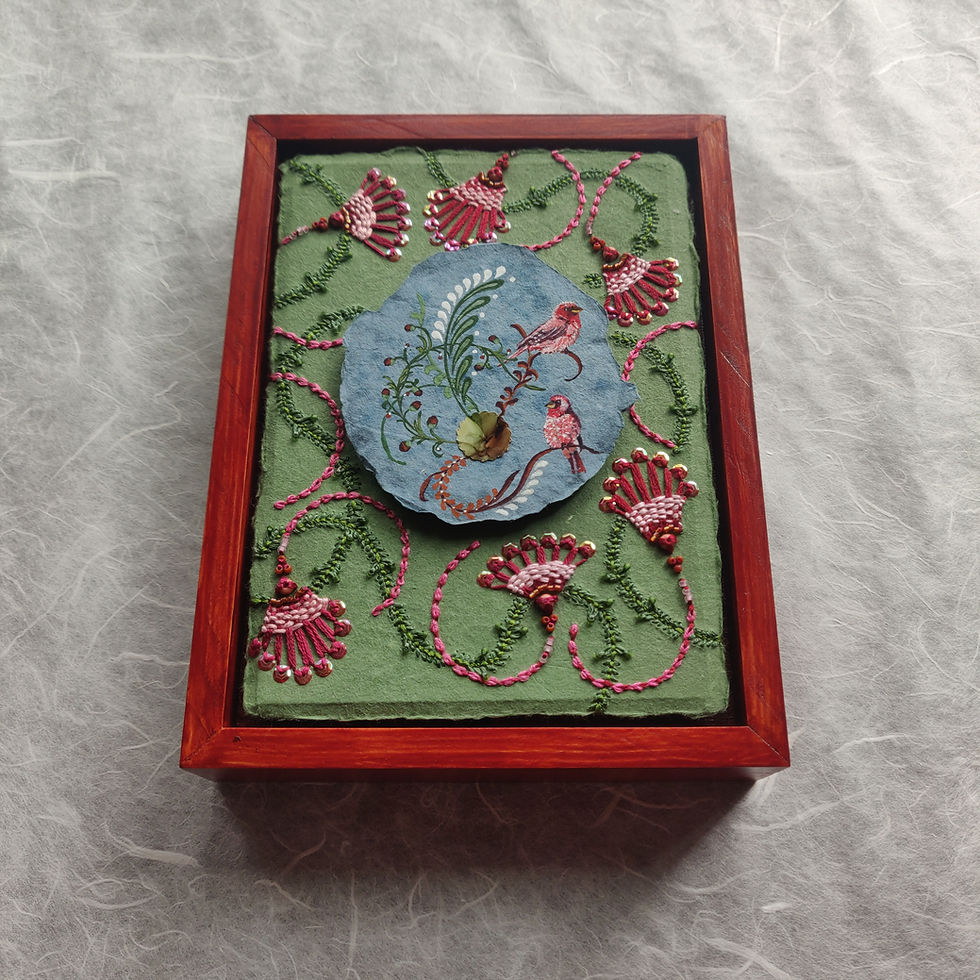 Thumbnail: Floral Rose Finches