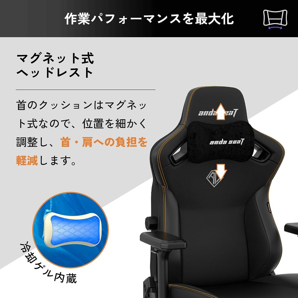 サムネイル： 【竹炭シートマット付属】Kaiser3エレガントブラック