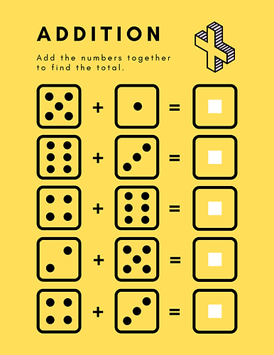 Addition Dice Worksheet.png