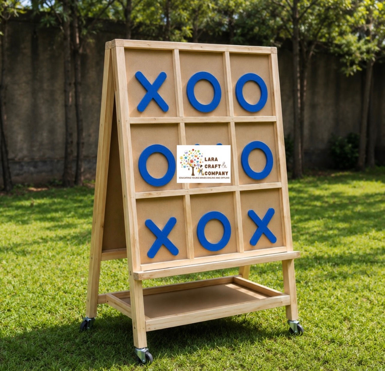 DOUBLE-SIDED GIANT X and O BOARD