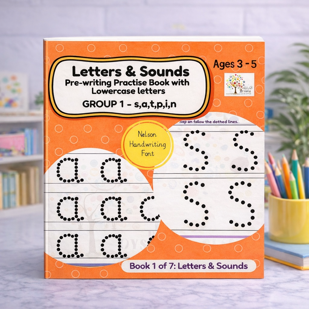 Letters & Sounds Pre-Writing Phonics Book - Group 1