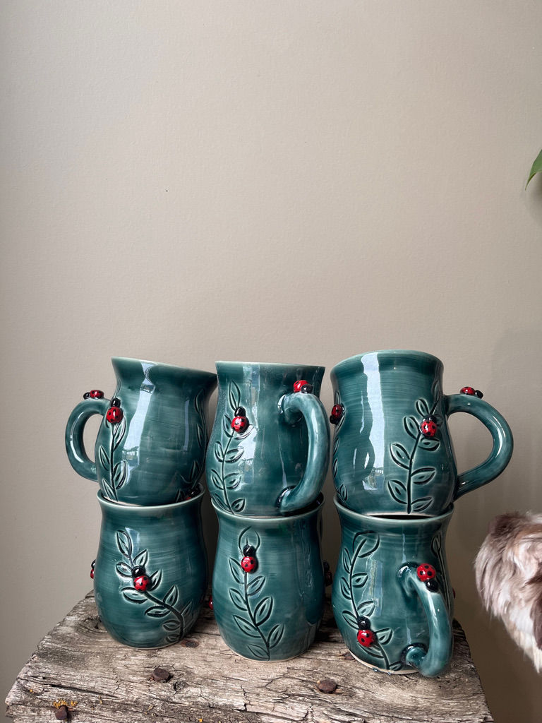 Lady bug mug