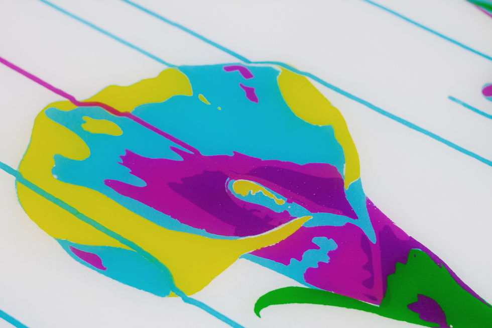 Tischplatte Barock, Detail