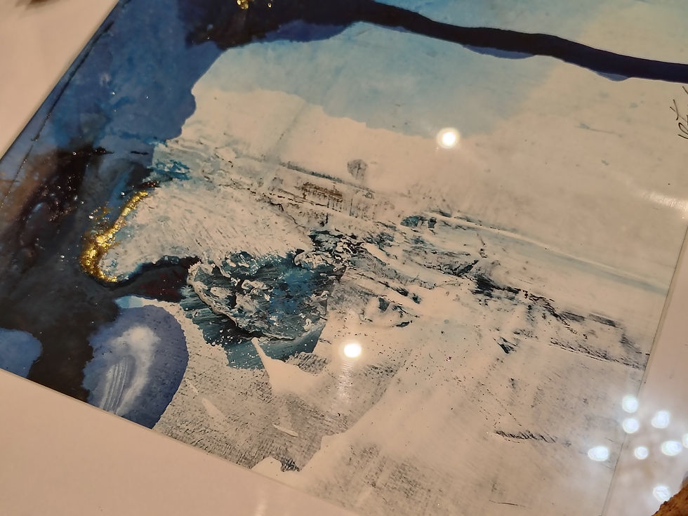 Thumbnail: Terre de glace et de poésie 33,5x33,5 cm