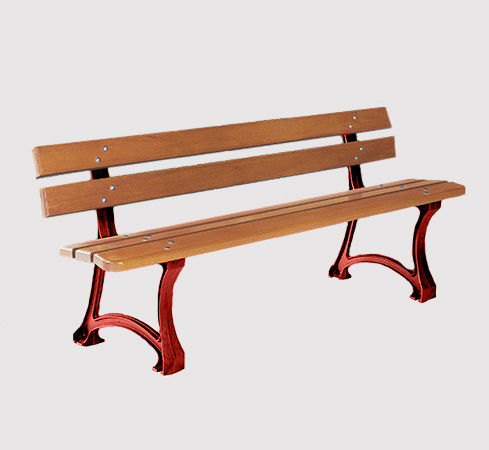 Miniature : Banc SAN LORENZO - En lames de bois exotique